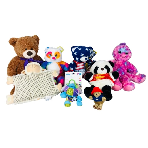 155 - Plush Teddies to include Build-a-bear etc