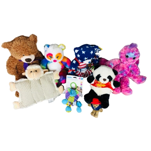 155 - Plush Teddies to include Build-a-bear etc