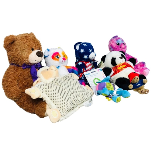 155 - Plush Teddies to include Build-a-bear etc