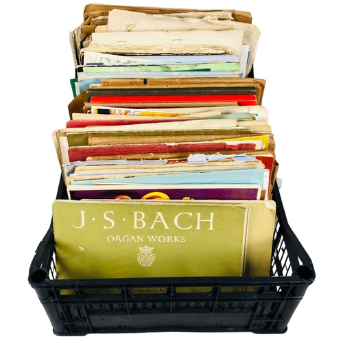 166 - Collection of music sheet music to include Bach Beethoven etc