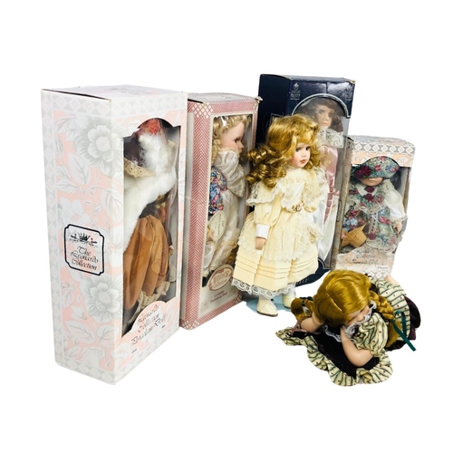 175 - Collection of Porcelain Dolls