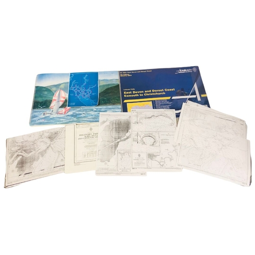 181 - A collection of Nautical Charts - Vancouver, Canada and SW England Coastal Locations