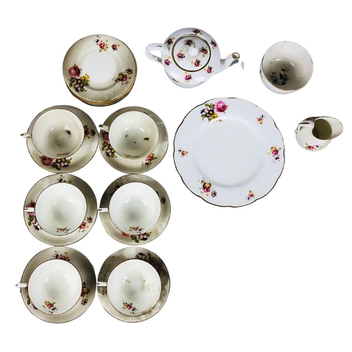 345 - Royal Worcester part tea service and others