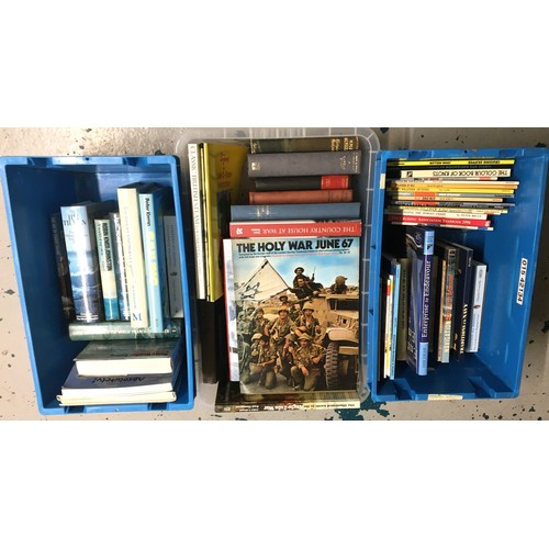 254 - Collection of Sailing, Expedition and War Books. 3 x Boxes Vintage and Later, to include 