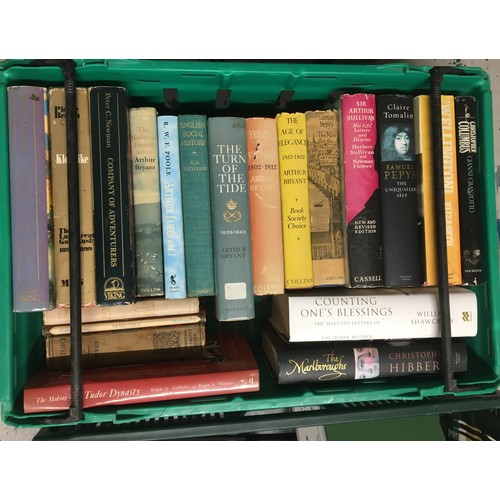 255 - Large Collection 3 x Boxes of Vintage and later Hardbacks and Paperbacks. To include 