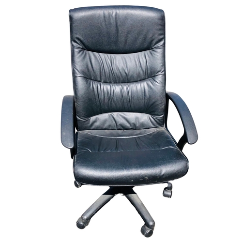 9 - Black Swivel office Chair