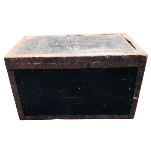 11 - Army and Navy Zinc lined campaign box Large and Heavy!