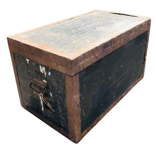 11 - Army and Navy Zinc lined campaign box Large and Heavy!