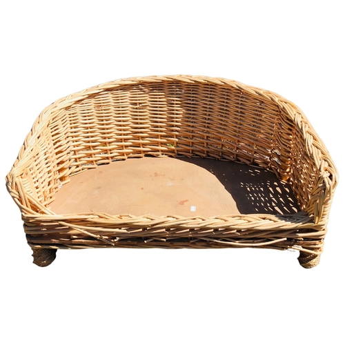 16 - Wicker Dog Basket