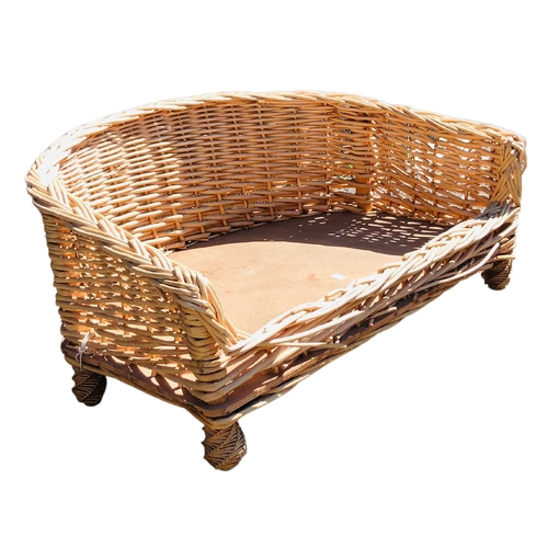 16 - Wicker Dog Basket