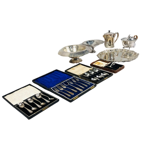 46 - Quantity of silver plate and flatware