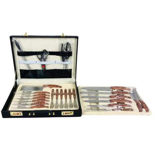 49 - Rosenberg Professional Chef Knives in Carry Case