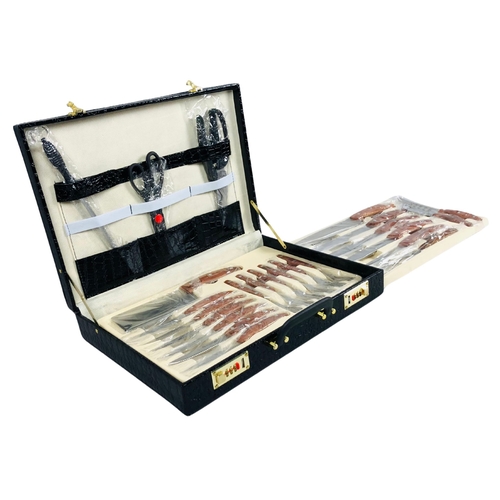 49 - Rosenberg Professional Chef Knives in Carry Case