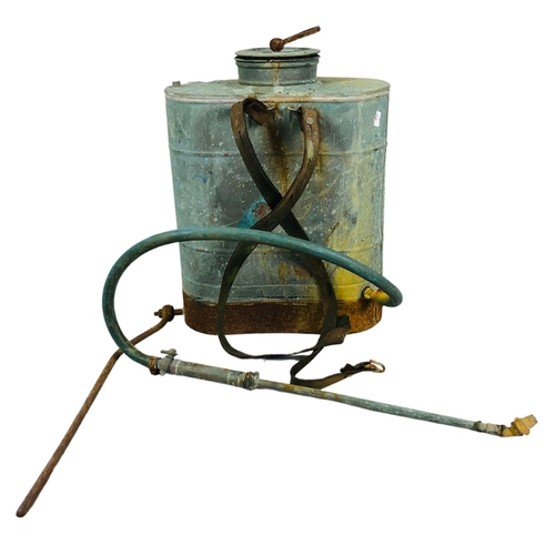 60 - Vintage copper Garden Sprayer