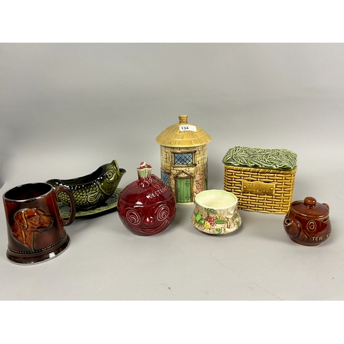 134 - A mixed collection of vintage Sylvac wares.