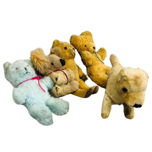 91 - Collection of Plush Teddies Vintage and Later