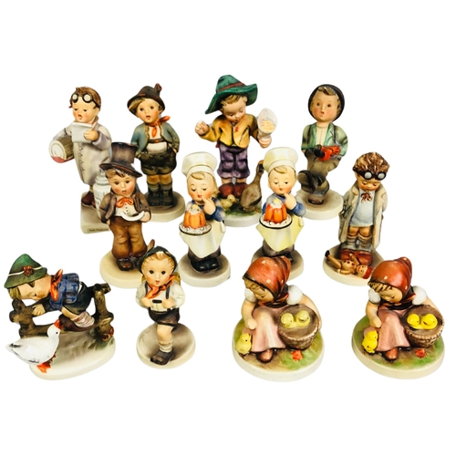 98 - Collection of Figurines by Goebel etd