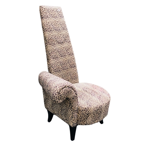 100 - Leopard Skin Boutique Chair!