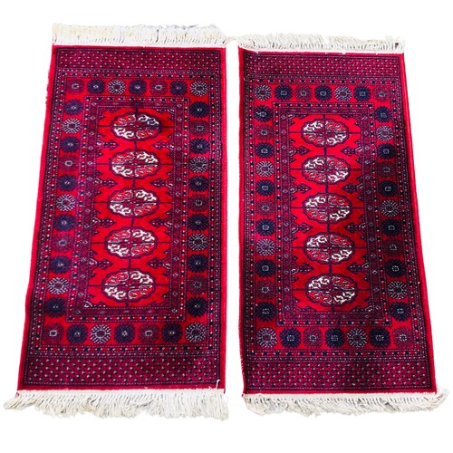 168 - Two Vintage Keshan Wool Rugs Size 136cmx68cm