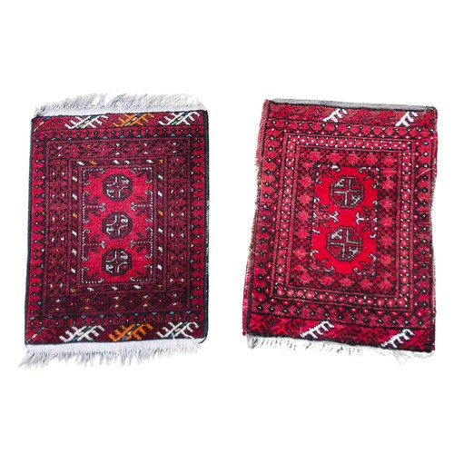 172 - 2 Red ground prayer mats Approx size 70cm x 50cm each