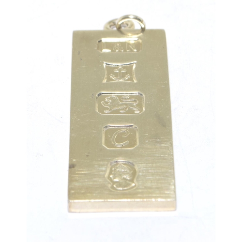 326 - 925 silver full hallmarked ingot 30g