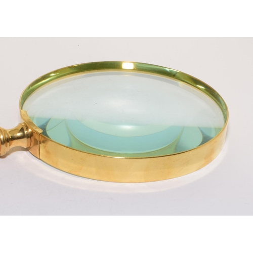 300 - Large Mother of pearl handled magnifying glass