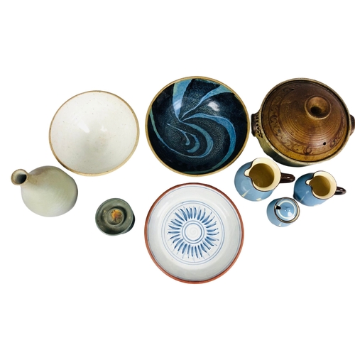 24 - Collection of studio pottery