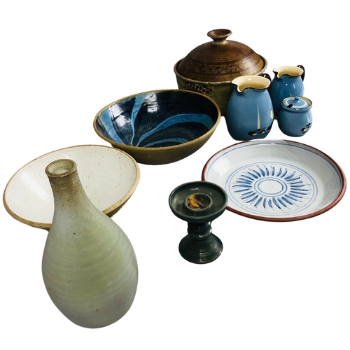 24 - Collection of studio pottery