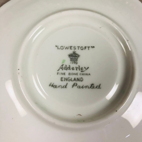 68 - Large Collection of Adderley 'Lowestoft' Dinner Service Set