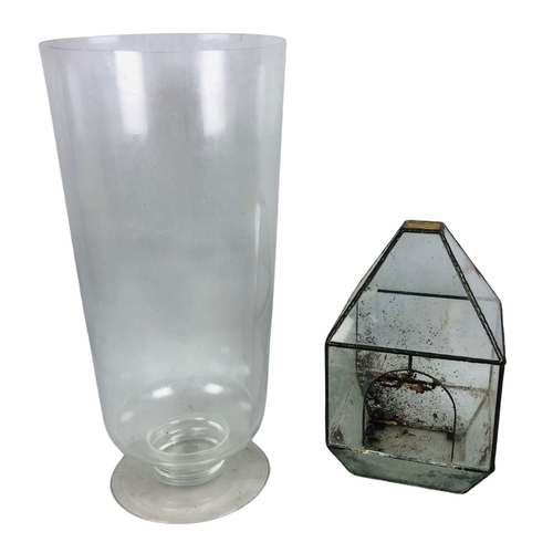 82 - Glass Vase and Lantern