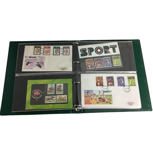 87 - Folio of First Day Covers 1970's-80's - 59 in total to include Silver Jubilee, Energy, Sport, Railwa... 