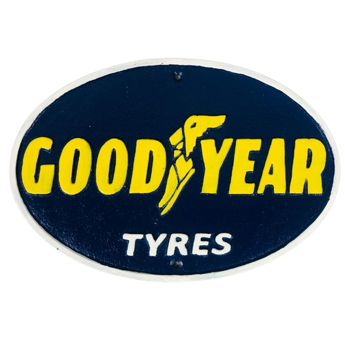 95 - Cast metal Goodyear sign ref 115