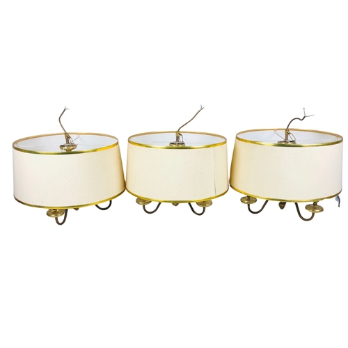 427 - 3 x 3 branch ceiling lights and Shades