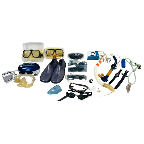 109 - Collection of Swimming Goggles Etc.