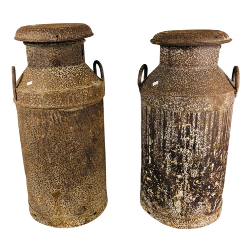 117 - 2 large vintage Milk Churns