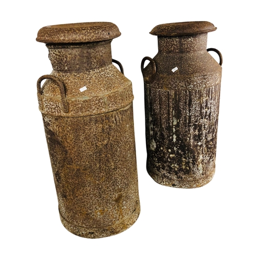 117 - 2 large vintage Milk Churns