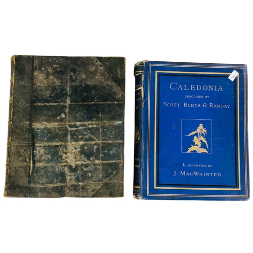 137 - 2 Books, bearing the titles of , The Gallery of Engravings and Caledonia