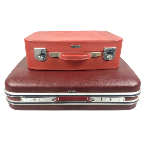 331 - Two Retro Suitcases - Delsey Hard Case and Revelation Case