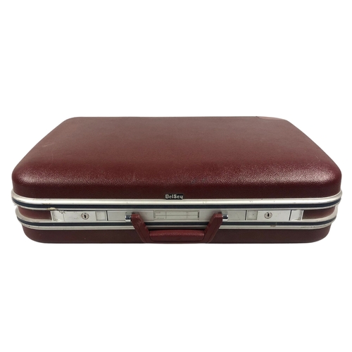 331 - Two Retro Suitcases - Delsey Hard Case and Revelation Case