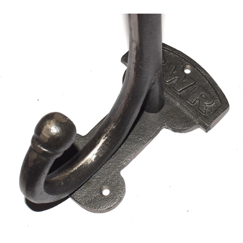 461 - Large cast metal GWR coat hook ref 54