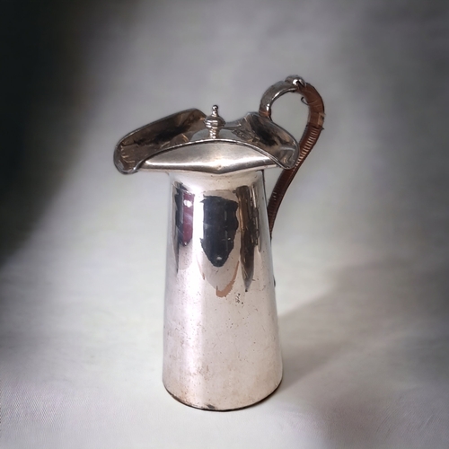 743 - A VICTORIAN JAMES DEAKIN & SONS SILVER PLATE WATER JUG. HEIGHT - 23CM