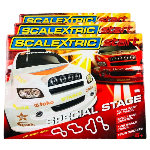 196 - 3 boxed Scalextric Start Special Stage