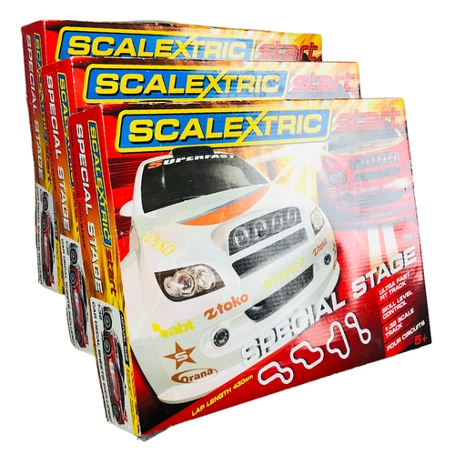 196 - 3 boxed Scalextric Start Special Stage