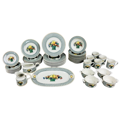 227 - Villeroy and Boch ‘Basket’ pattern Part Dinner Service