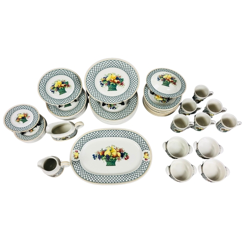 227 - Villeroy and Boch ‘Basket’ pattern Part Dinner Service