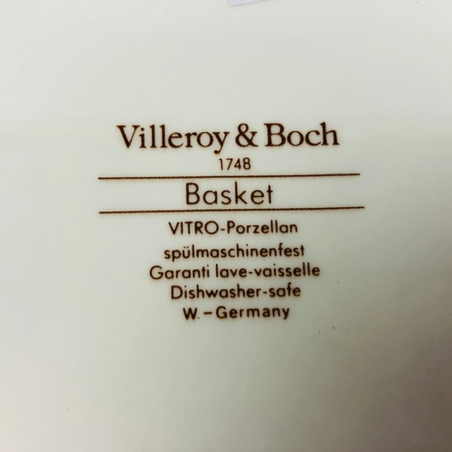 227 - Villeroy and Boch ‘Basket’ pattern Part Dinner Service