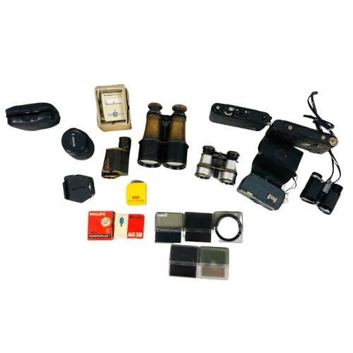 244 - Monocular 1A Prismatic Monocular (MkI) dated 1934,  Camera optical equipment, including two fold out... 