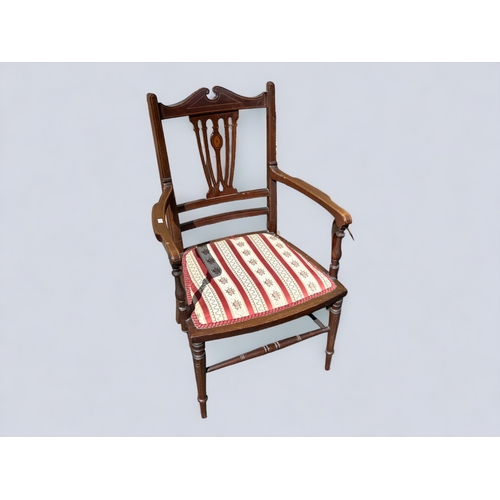 216 - A Collection of Victorian and later Furniture. To Include a gateleg Table, Hall chairs, A writing Bu... 