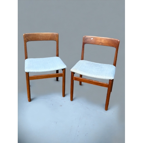 210 - A Pair of Mid Century Designed Chairs and a Similar Tall Stool