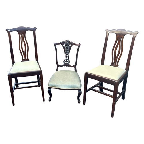 340 - 3 Victorian Hall Chairs